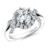 Engagement Ring with Side Stones