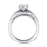 Split Shank Diamond Engagement Ring