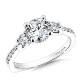 Diamond Engagement Ring With Side Stones