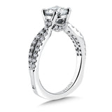 Crisscross Engagement Ring