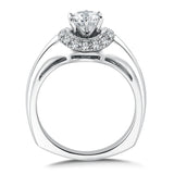 Diamond Halo Engagement Ring