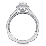 Diamond Halo Engagement Ring