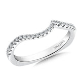 True fit matching diamond wedding band and a beautiful reminder of that special day for years to come.