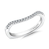 True fit matching diamond wedding band and a beautiful reminder of that special day for years to come.