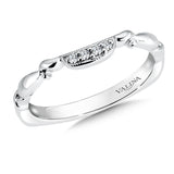 True fit matching diamond wedding band and a beautiful reminder of that special day for years to come.