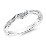 True fit matching diamond wedding band and a beautiful reminder of that special day for years to come.