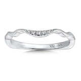 True fit matching diamond wedding band and a beautiful reminder of that special day for years to come.