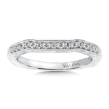 True fit matching diamond wedding band and a beautiful reminder of that special day for years to come.