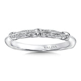 True fit matching diamond wedding band and a beautiful reminder of that special day for years to come.