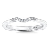 True fit matching diamond wedding band and a beautiful reminder of that special day for years to come.