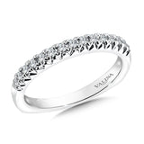 True fit matching diamond wedding band and a beautiful reminder of that special day for years to come.