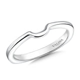 True fit matching diamond wedding band and a beautiful reminder of that special day for years to come.