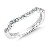 True fit matching diamond wedding band and a beautiful reminder of that special day for years to come.