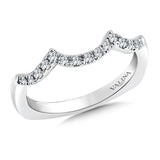 True fit matching diamond wedding band and a beautiful reminder of that special day for years to come.