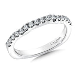 True fit matching diamond wedding band and a beautiful reminder of that special day for years to come.