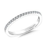 True fit matching diamond wedding band and a beautiful reminder of that special day for years to come.