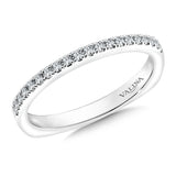 True fit matching diamond wedding band and a beautiful reminder of that special day for years to come.