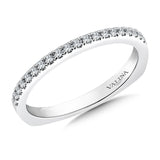 True fit matching diamond wedding band and a beautiful reminder of that special day for years to come.