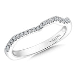 True fit matching diamond wedding band and a beautiful reminder of that special day for years to come.