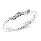 True fit matching diamond wedding band and a beautiful reminder of that special day for years to come.