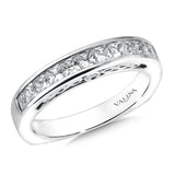 True fit matching diamond wedding band and a beautiful reminder of that special day for years to come.