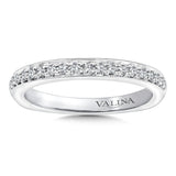 True fit matching diamond wedding band and a beautiful reminder of that special day for years to come.