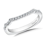 True fit matching diamond wedding band and a beautiful reminder of that special day for years to come.