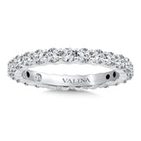 Valina Eternity Band in 14K White Gold