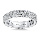 Valina Eternity Band in 14K White Gold