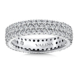 Valina Eternity Band in 14K White Gold