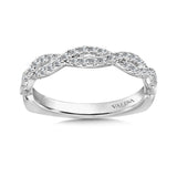 True fit matching diamond wedding band and a beautiful reminder of that special day for years to come.