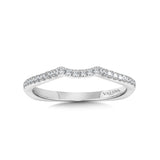 True fit matching diamond wedding band and a beautiful reminder of that special day for years to come.