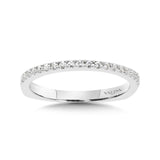 True fit matching diamond wedding band and a beautiful reminder of that special day for years to come.