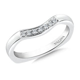 True fit matching diamond wedding band and a beautiful reminder of that special day for years to come.