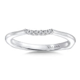 True fit matching diamond wedding band and a beautiful reminder of that special day for years to come.