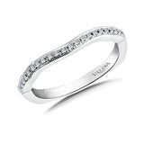 True fit matching diamond wedding band and a beautiful reminder of that special day for years to come.