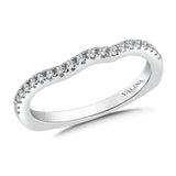 True fit matching diamond wedding band and a beautiful reminder of that special day for years to come.