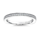 True fit matching diamond wedding band and a beautiful reminder of that special day for years to come.