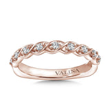 Stackable Diamond Rope Wedding Band