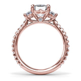 14Kt Rose Gold Bridal  Engagement Rings