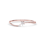 14Kt Rose Gold Diamond Fashion Bangles