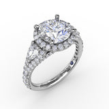 18Kt White Gold Bridal Engagement Rings