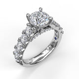 18Kt White Gold Bridal Engagement Rings