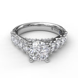 18Kt White Gold Bridal Engagement Rings