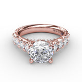 14Kt Rose Gold Bridal Engagement Rings