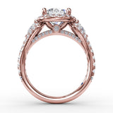 14Kt Rose Gold Bridal Engagement Rings