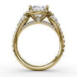 14Kt Yellow Gold Bridal Engagement Rings