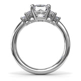 14Kt White Gold Bridal  Engagement Rings