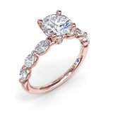 14Kt Rose Gold Bridal  Engagement Rings