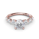 14Kt Rose Gold Bridal  Engagement Rings